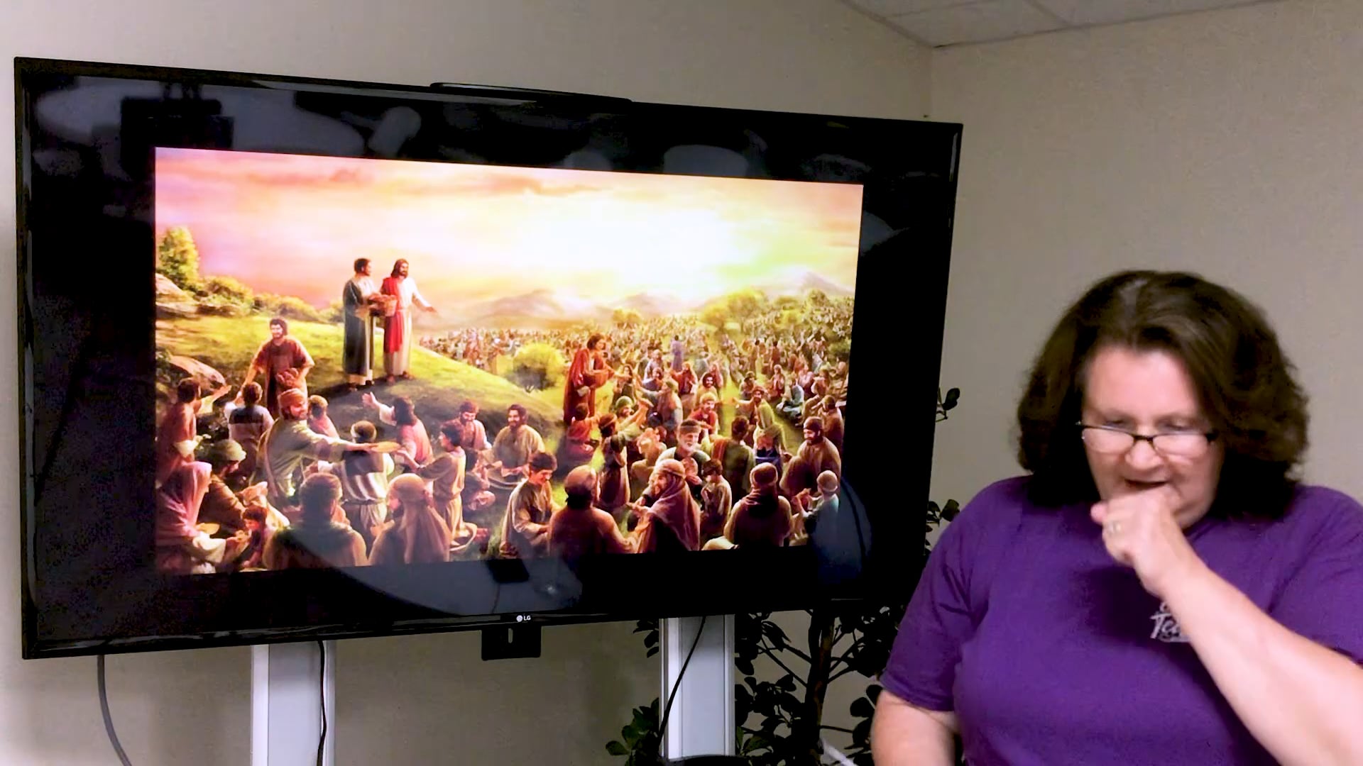 Sandie Goodwin: The little boy with 5 loaves of bread and two fishes (John 6)