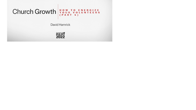 How to Energize Your Volunteers (Part...