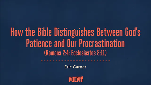 How the Bible Distinguishes God's Pat...