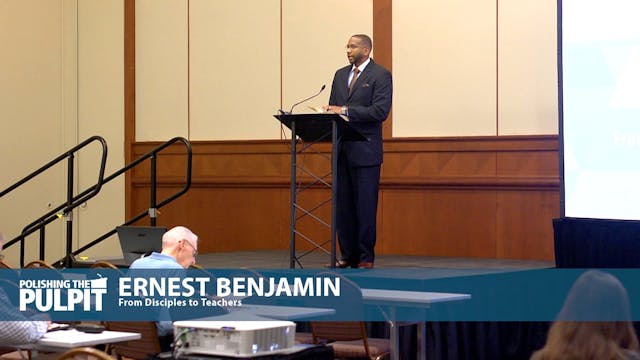 Ernest Benjamin: From Disciples to Te...