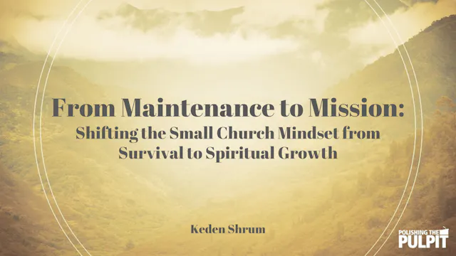 From Maintenance to Mission | Keden S...