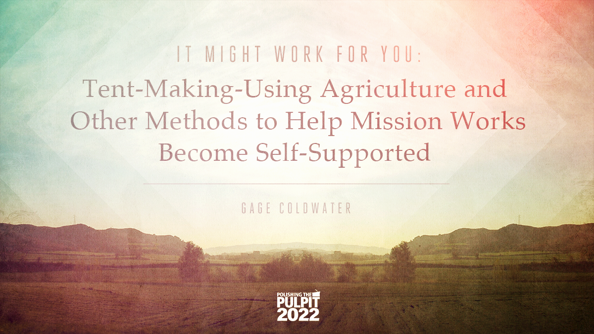 It Might Work for You: Tent-Making-Using Agriculture | Gage Coldwater