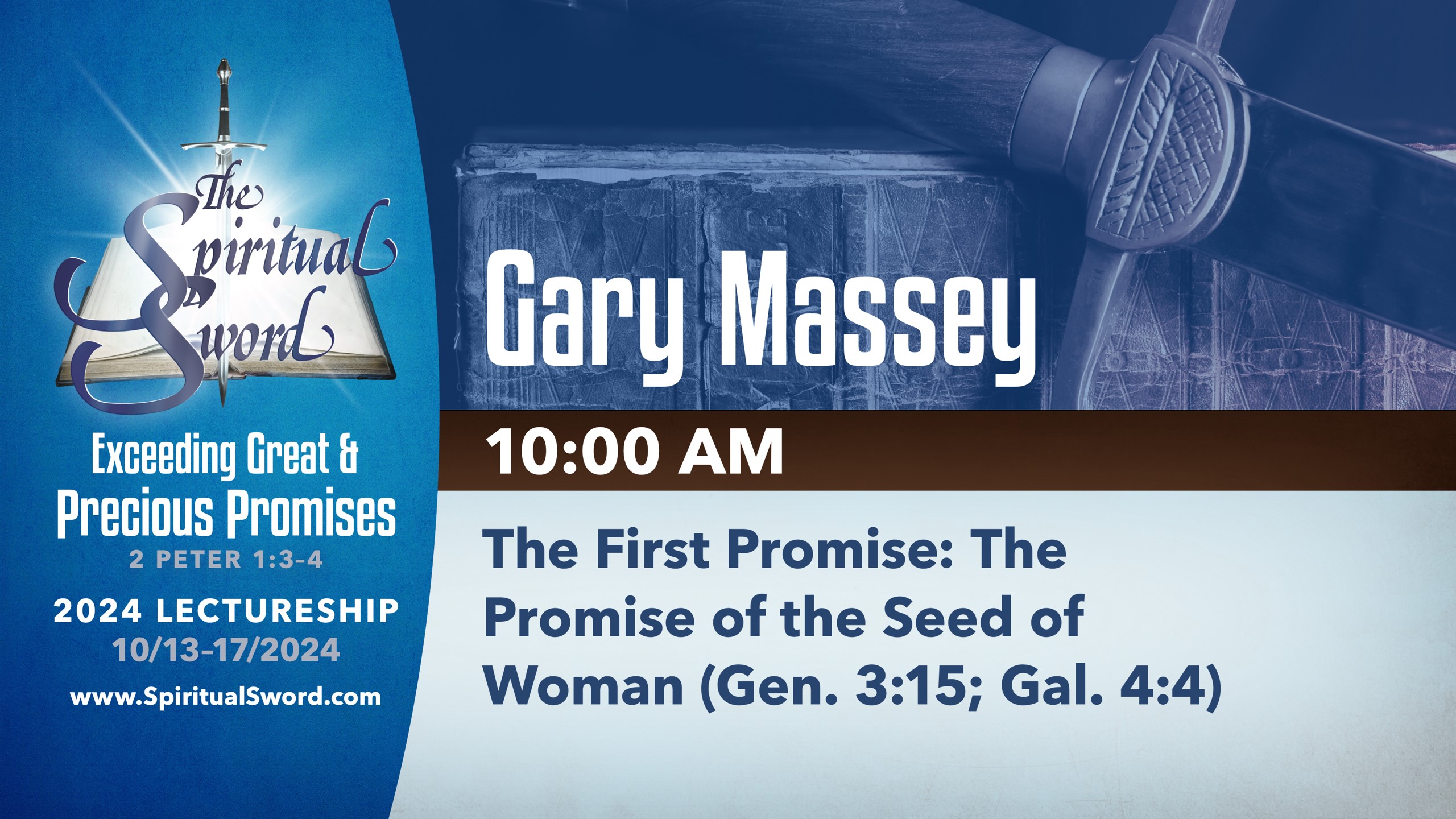 The First Promise—The  Promise of the Seed of Woman (Gen. 3:15) | Gary Massey