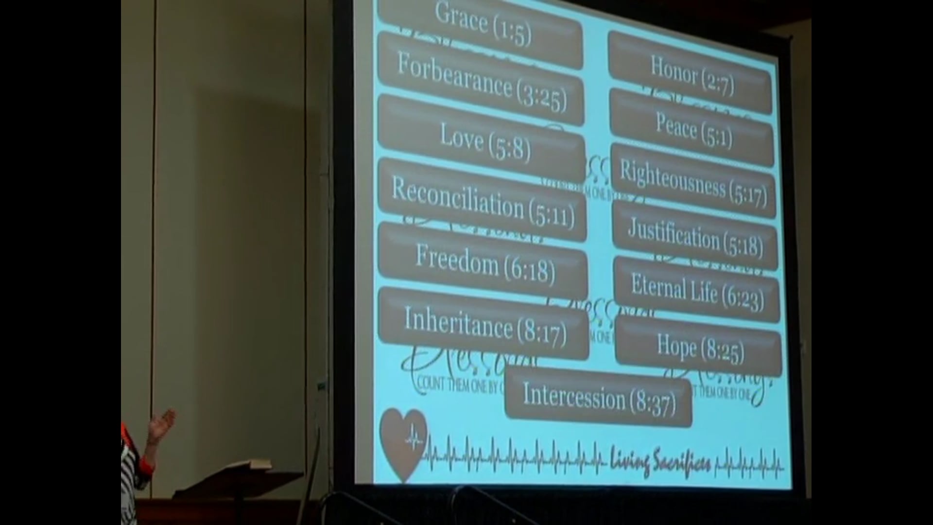 Renita Archey: A Final Charge: Becoming Living Sacrifices