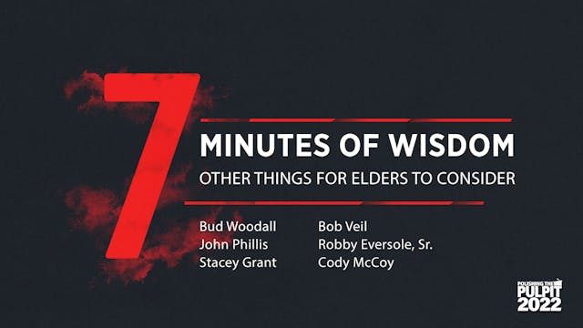 7 Minutes of Wisdom: Other Things for...