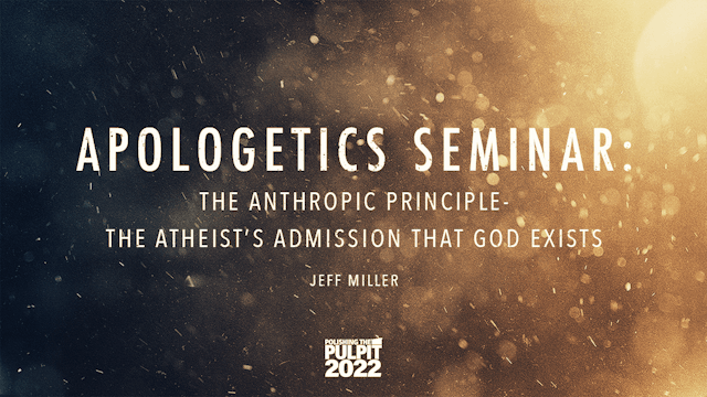 The Anthropic Principle: The Atheist’...