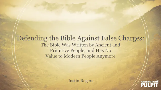 The Bible Was Written by Ancient and ...