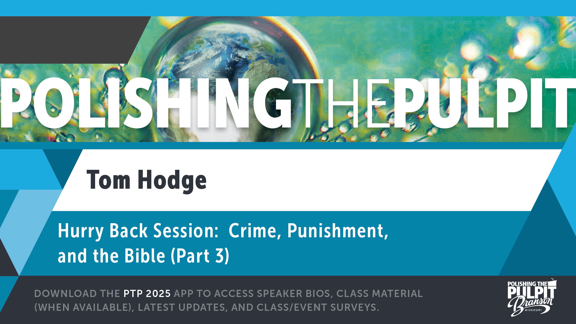 Crime, Punishment, and the Bible (Part 3) | Todd Hodge