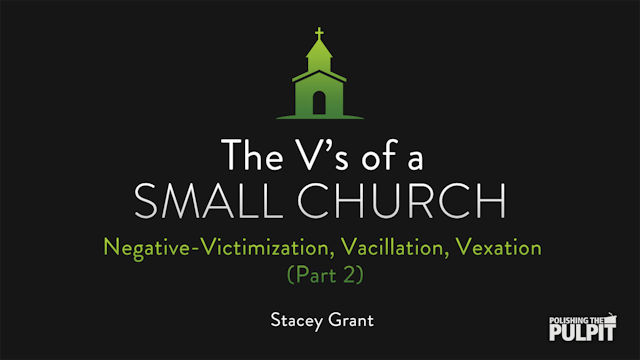 The V's of a Small Church: Negative (...