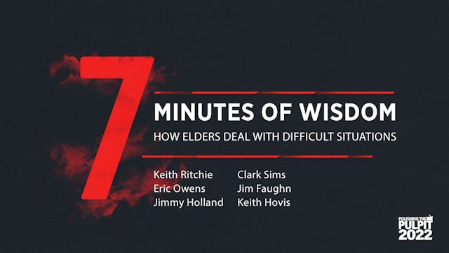 7 Minutes of Wisdom: How Elders Deal ...