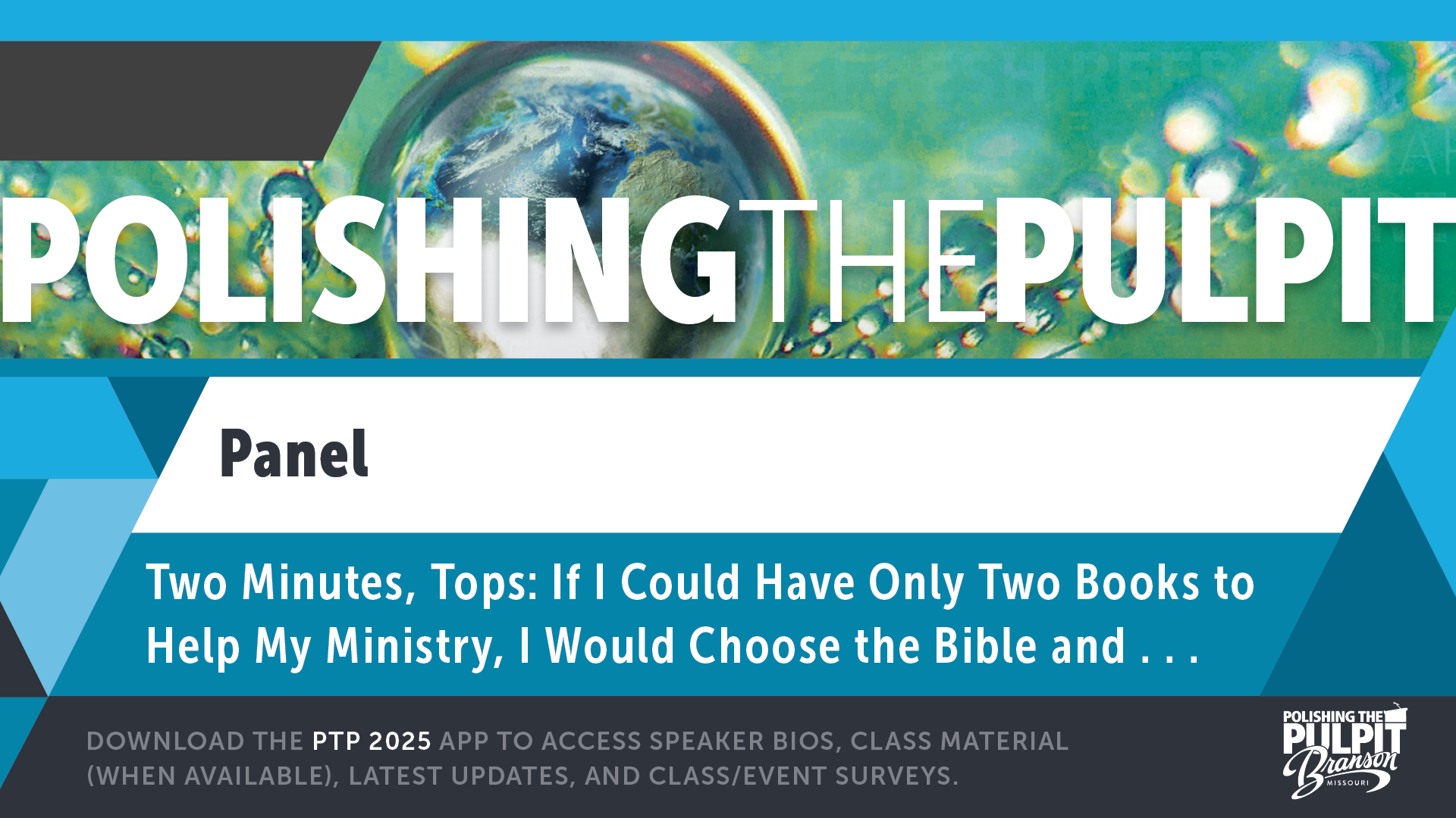 Two Minutes, Tops: If I Could Only Have Two Books to Help My Ministry...