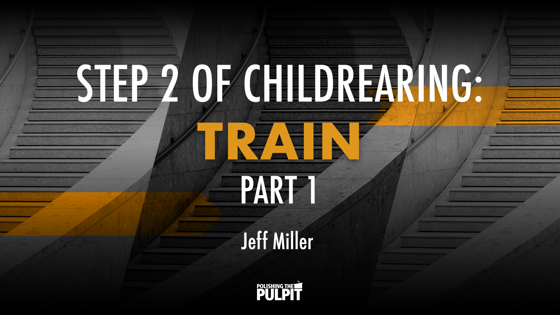 Step 2 of Childrearing: Train (Part 1) | Jeff Miller