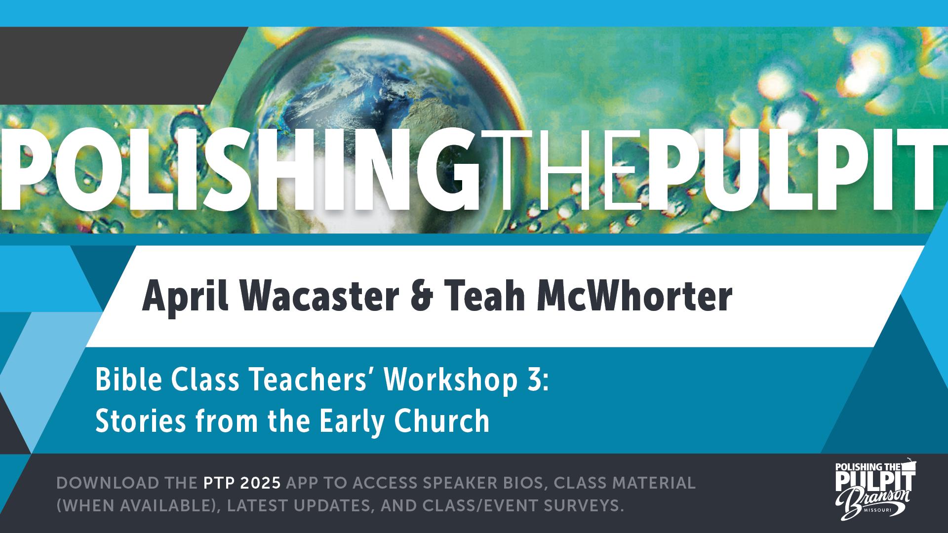 Bible Class Teachers' Workshop 3: Stories from the Early Church