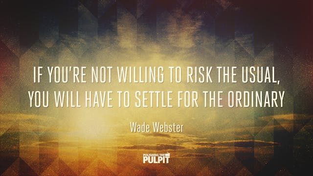 If You Aren't Willing to Risk the Usu...