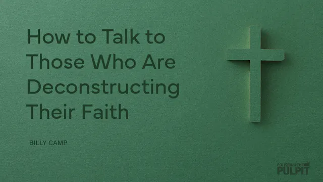 How to Talk to Those Who Are Deconstr...