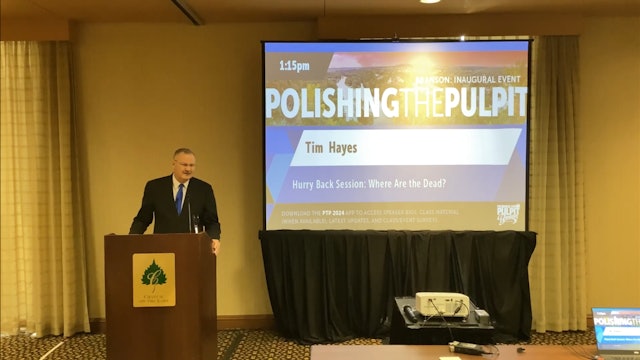 Where Are The Dead? | Tim Hayes