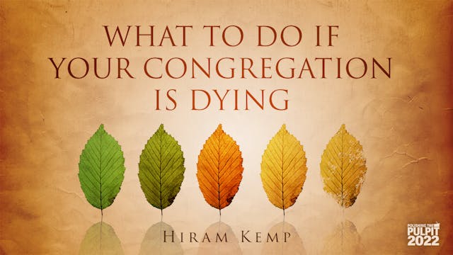 What to Do If Your Congregation Is Dy...