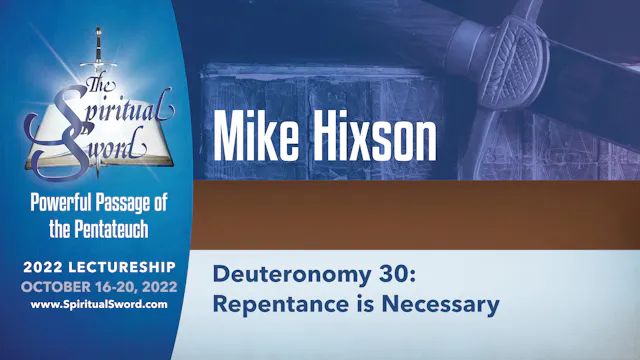 Deuteronomy 30: Repentance is Necessa...
