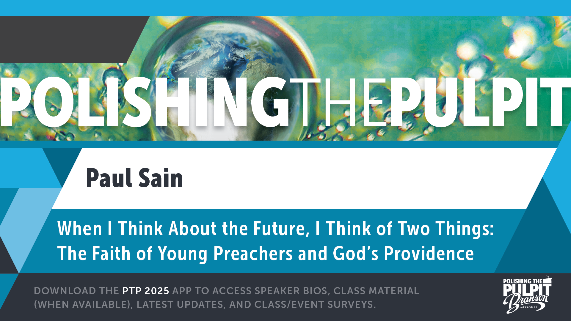 When I Think About the Future, I Think of Two Things | Paul Sain