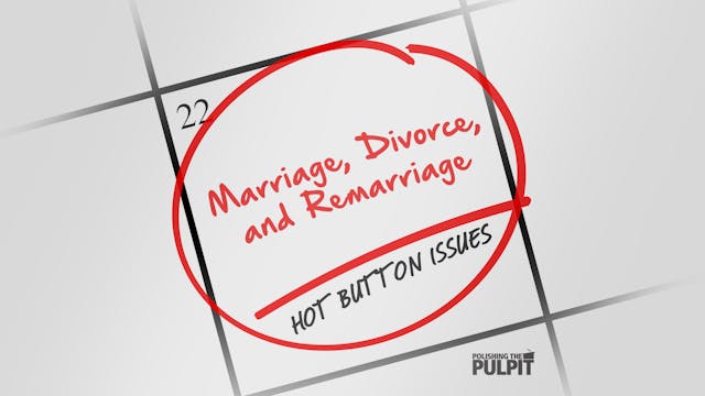 Hot Button Issues: Marriage, Divorce,...