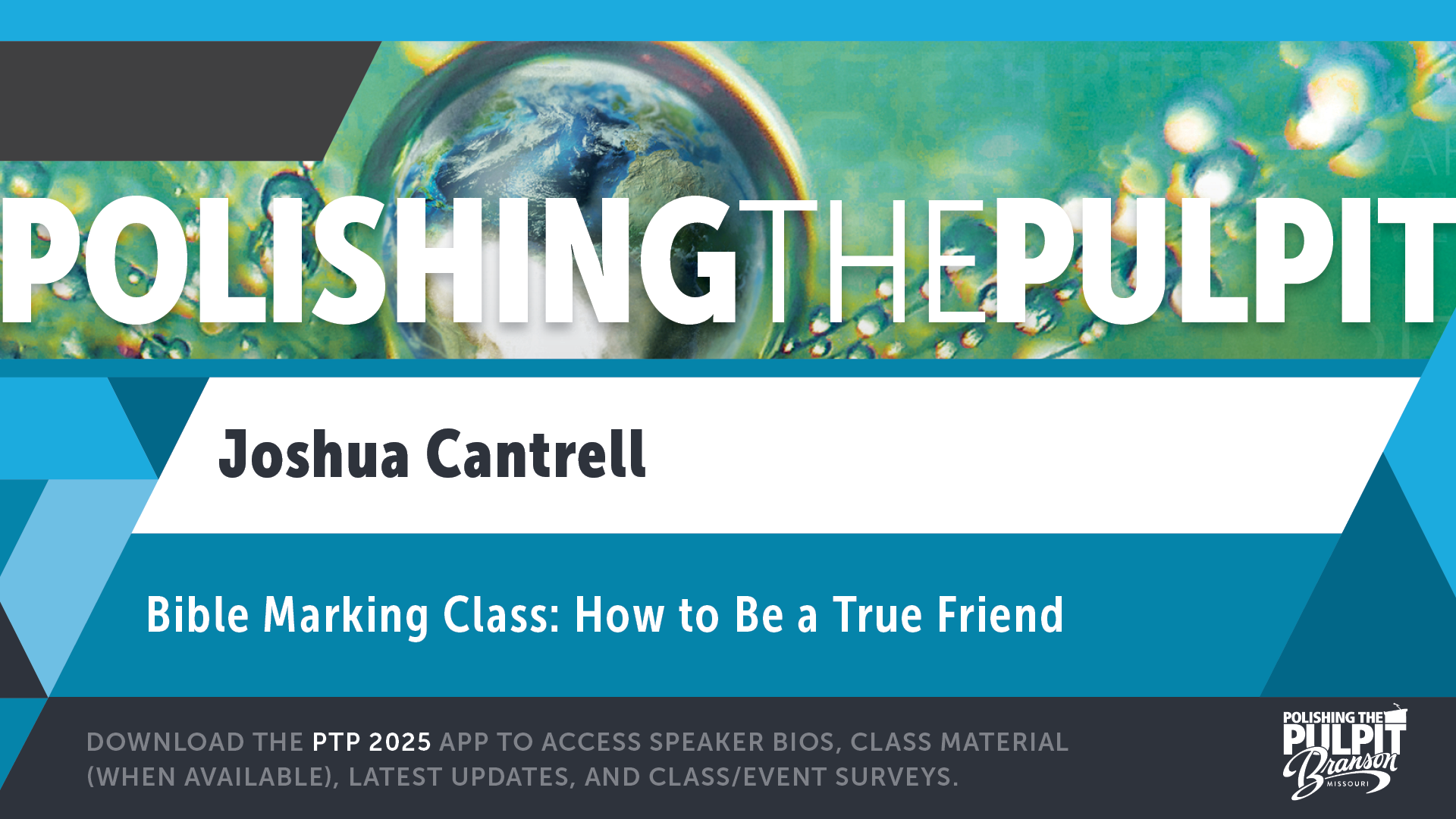 Bible Marking Class: How to Be a True Friend | Joshua Cantrell