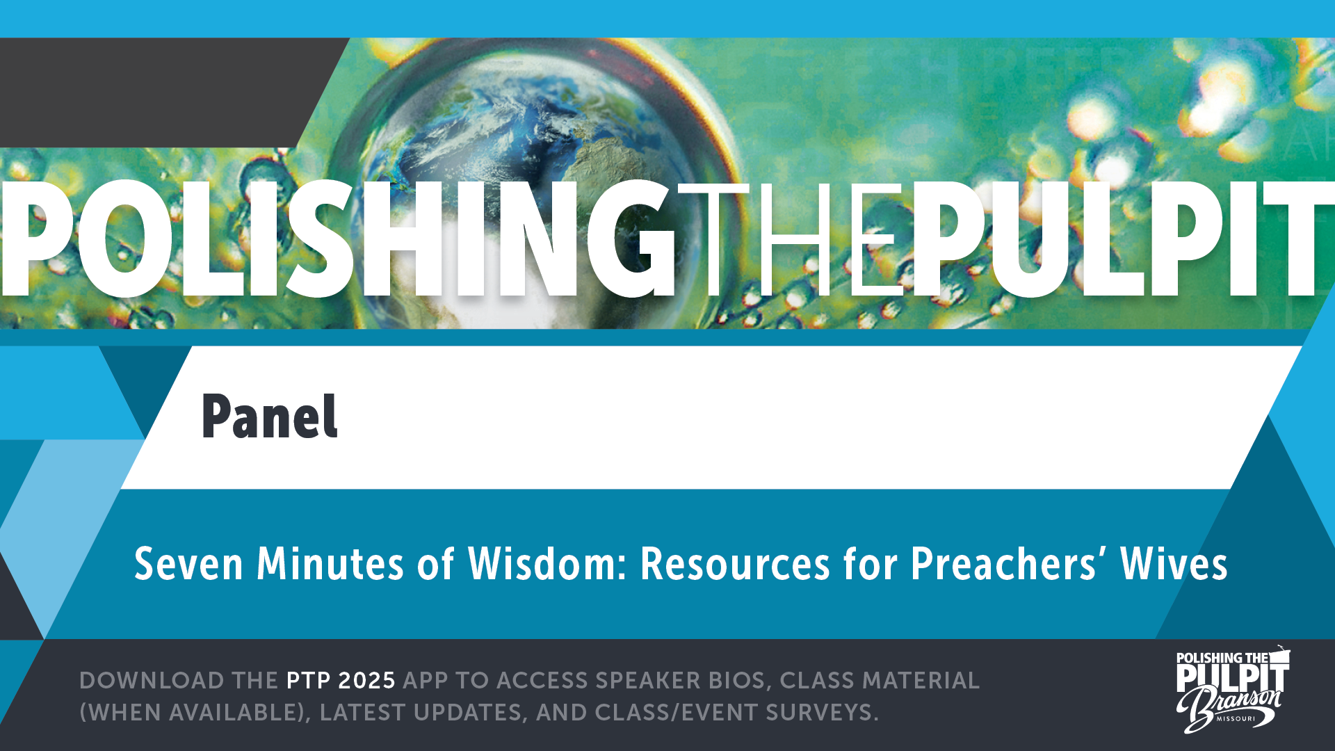 Seven Minutes of Wisdom: Resources for Preachers' Wives