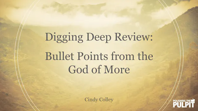 Digging Deep Review: Bullet Points fr...
