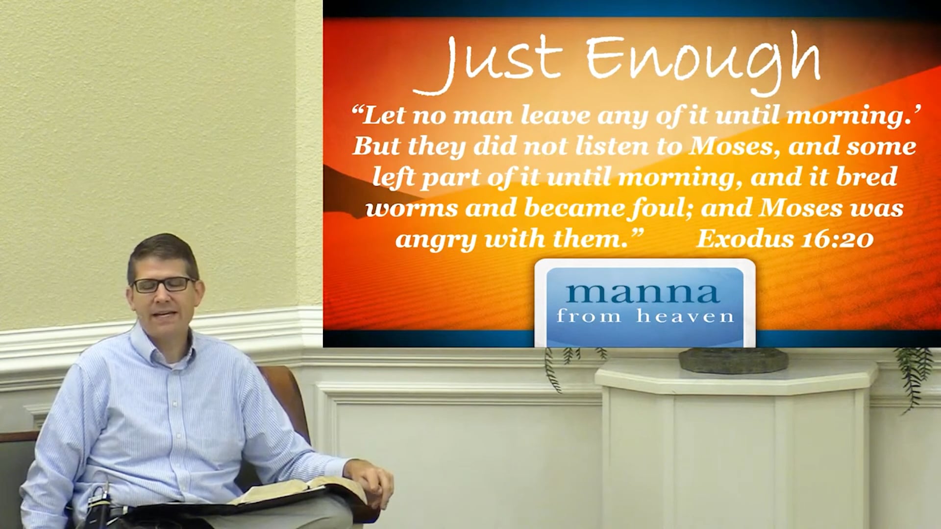 Westley Hazel: Manna in the Morning 2020 (4): Just Enough