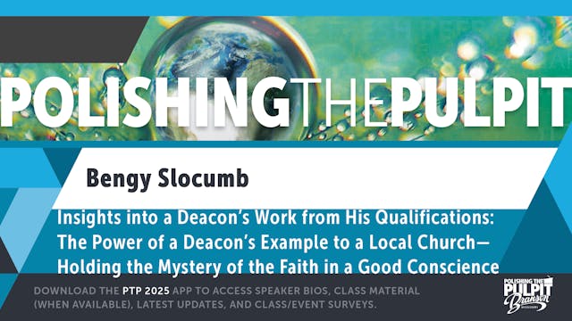 Insights into a Deacon's Work from Hi...