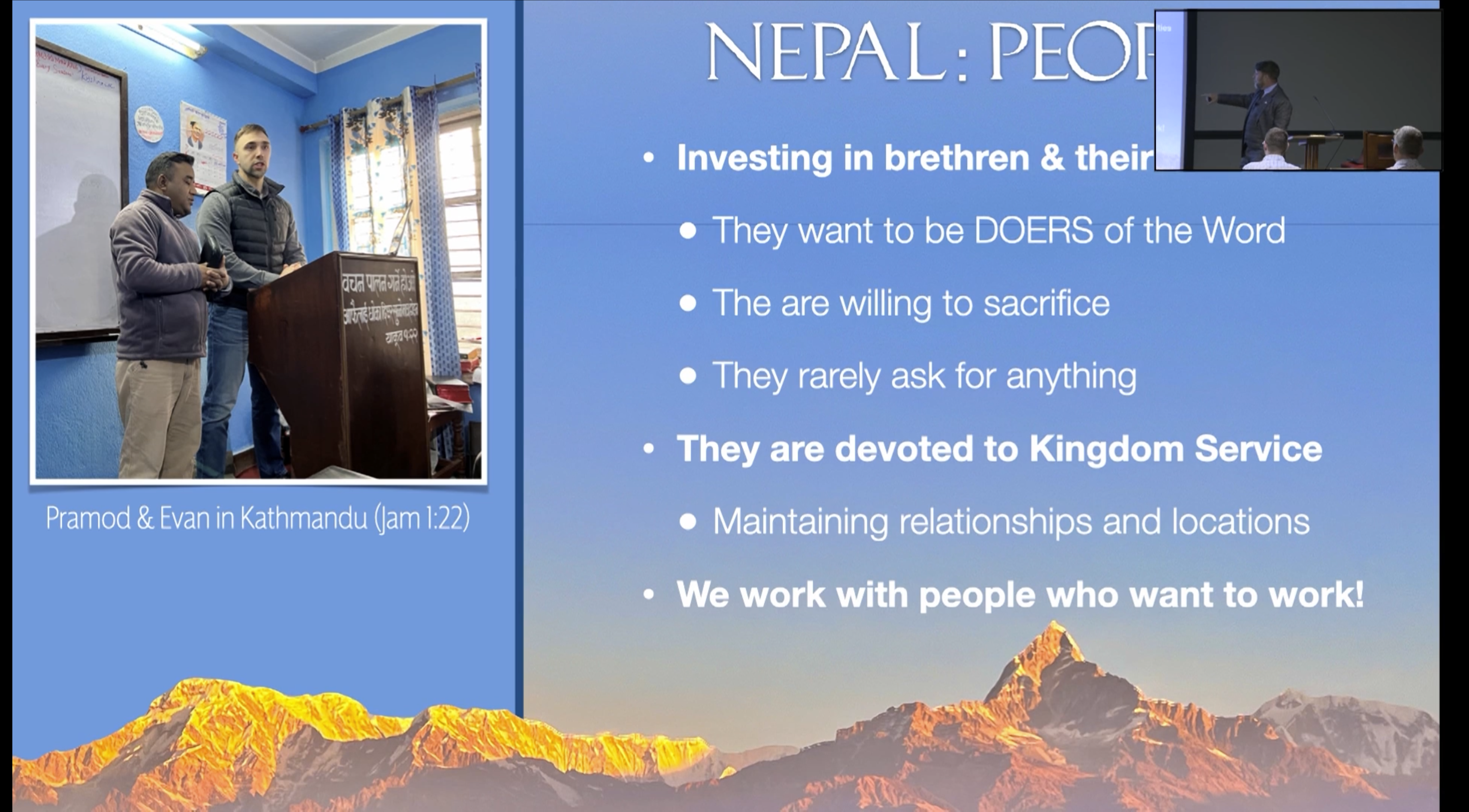 Taking the Gospel to Nepal (In the Mountains at High Altitudes) | Josh Robinson