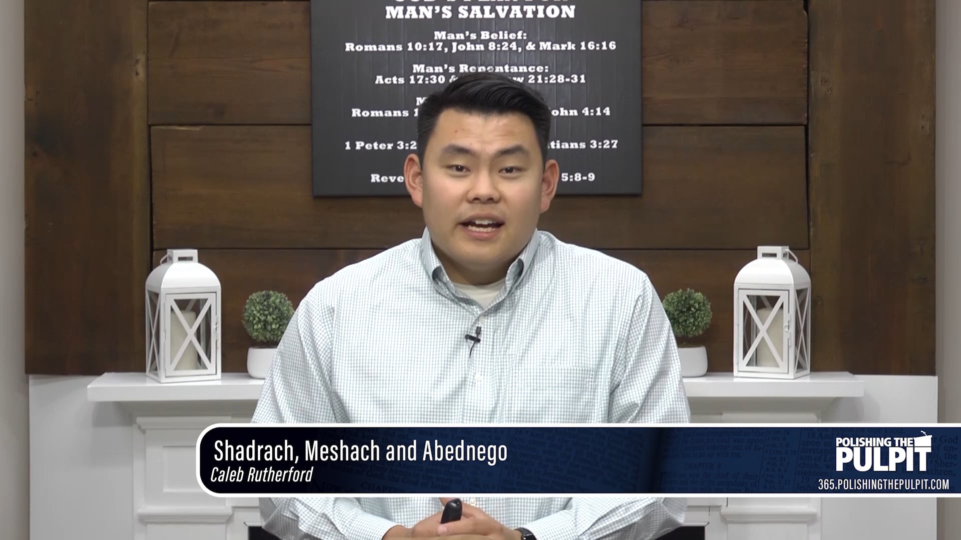 Caleb Rutherford: Shadrach, Meshach and Abednego