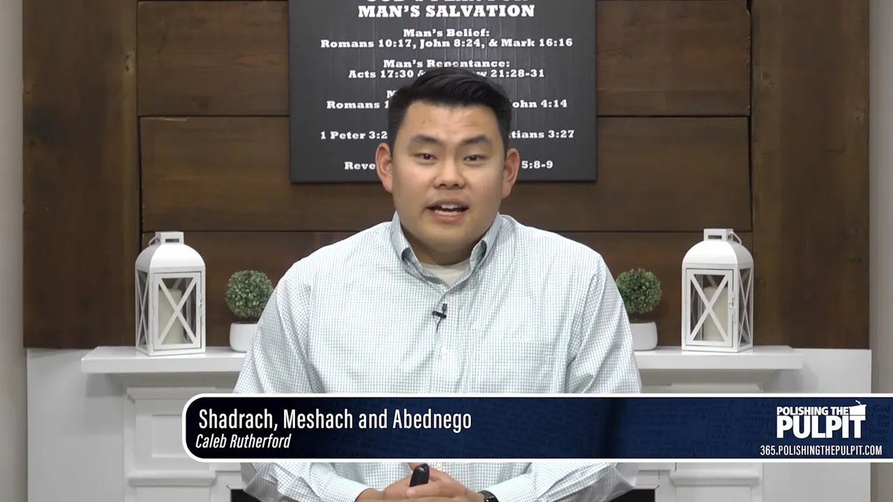 Caleb Rutherford: Shadrach, Meshach and Abednego - PTP365