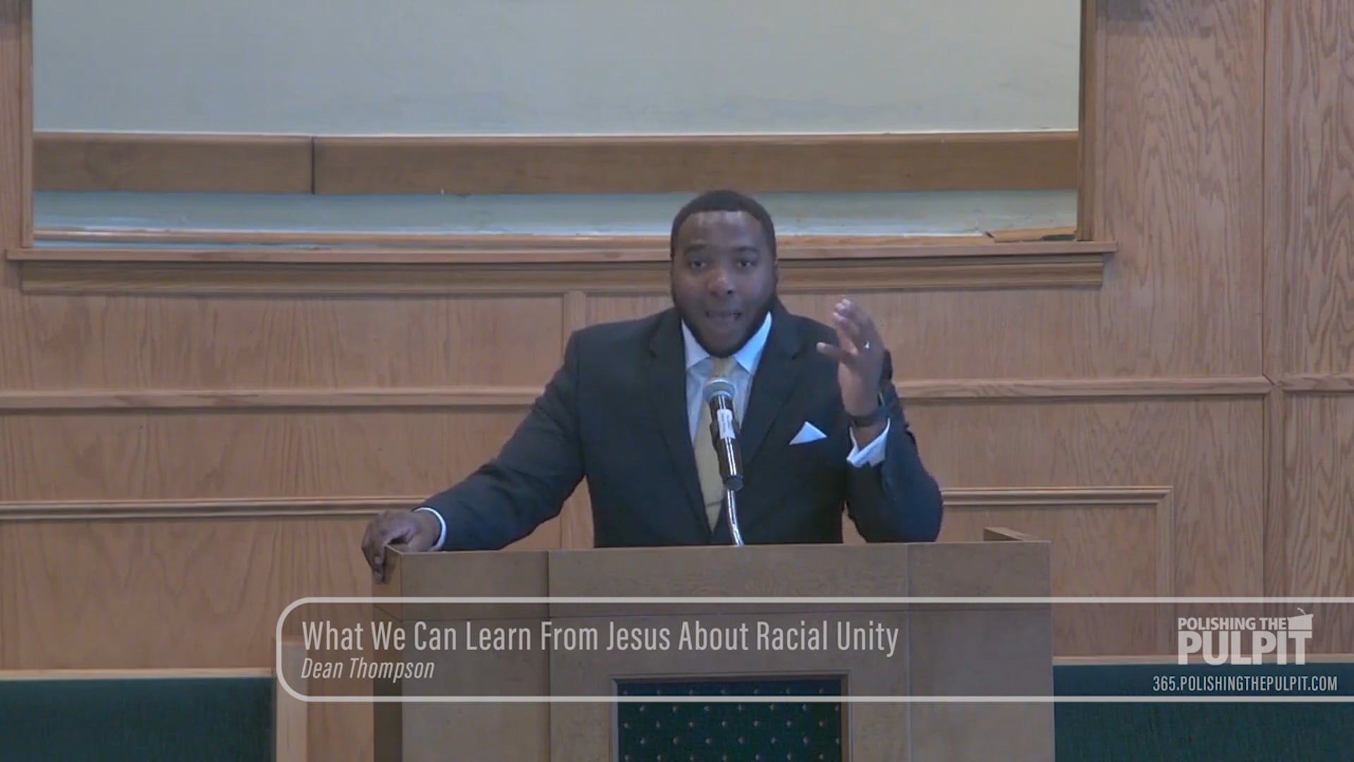 Dean Thompson: What We Can Learn From Jesus About Racial Unity