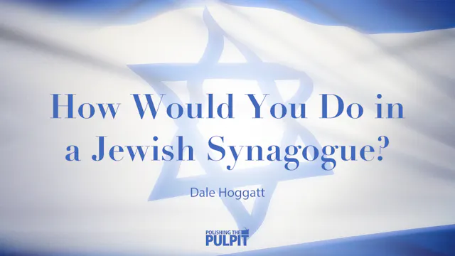 How Would You Do in a Jewish Synagogu...