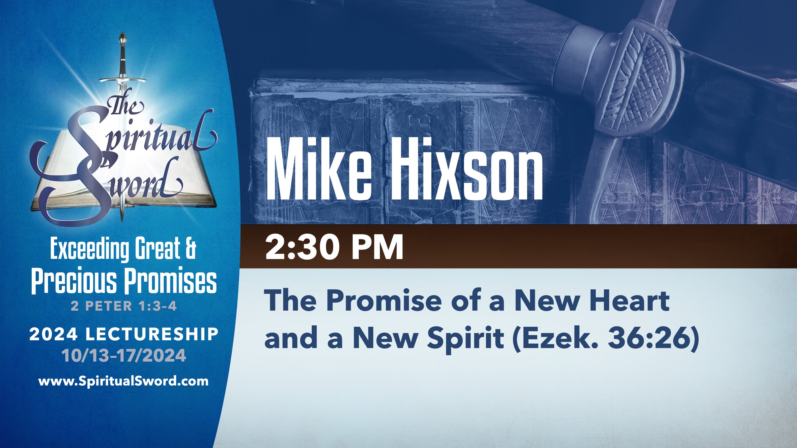 The Promise of a New Heart and a New Spirit (Ezek. 36:26) | Mike Hixson