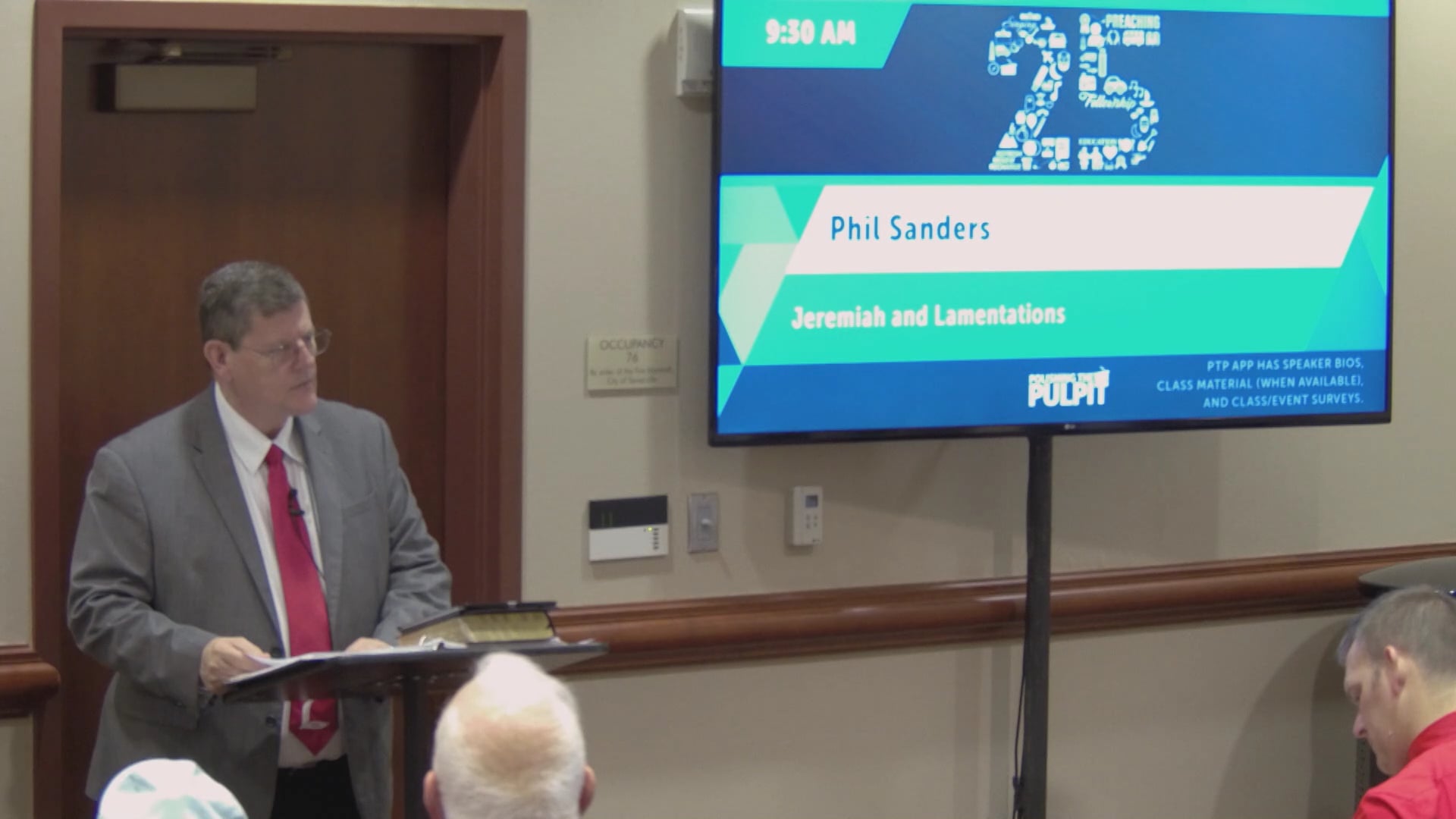 Phil Sanders: A Study of Jeremiah and Lamentations: Part 6