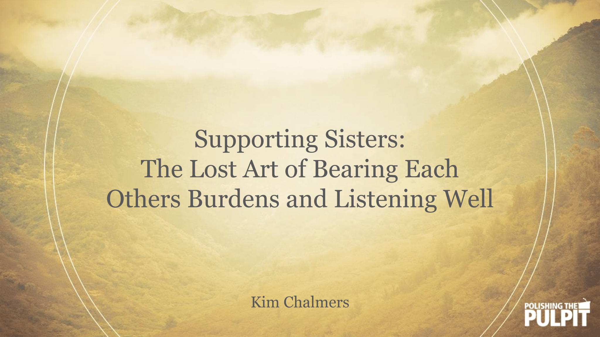 Supporting Sisters | Kim Chalmers