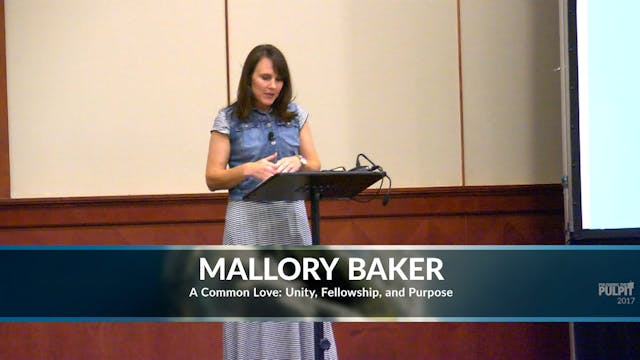 Mallory Baker: A Common Love: Unity, ...