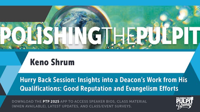 Insights into a Deacon's Work from Hi...