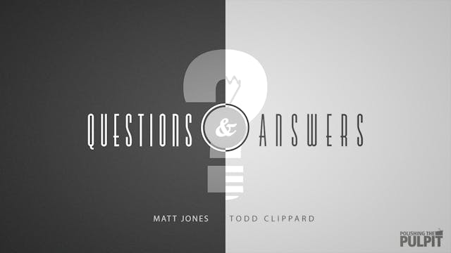 Questions and Answers | Todd Clippard...