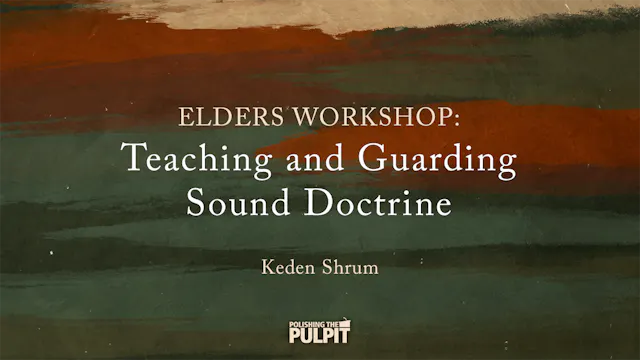 Elders' Workshop: Teaching and Guardi...