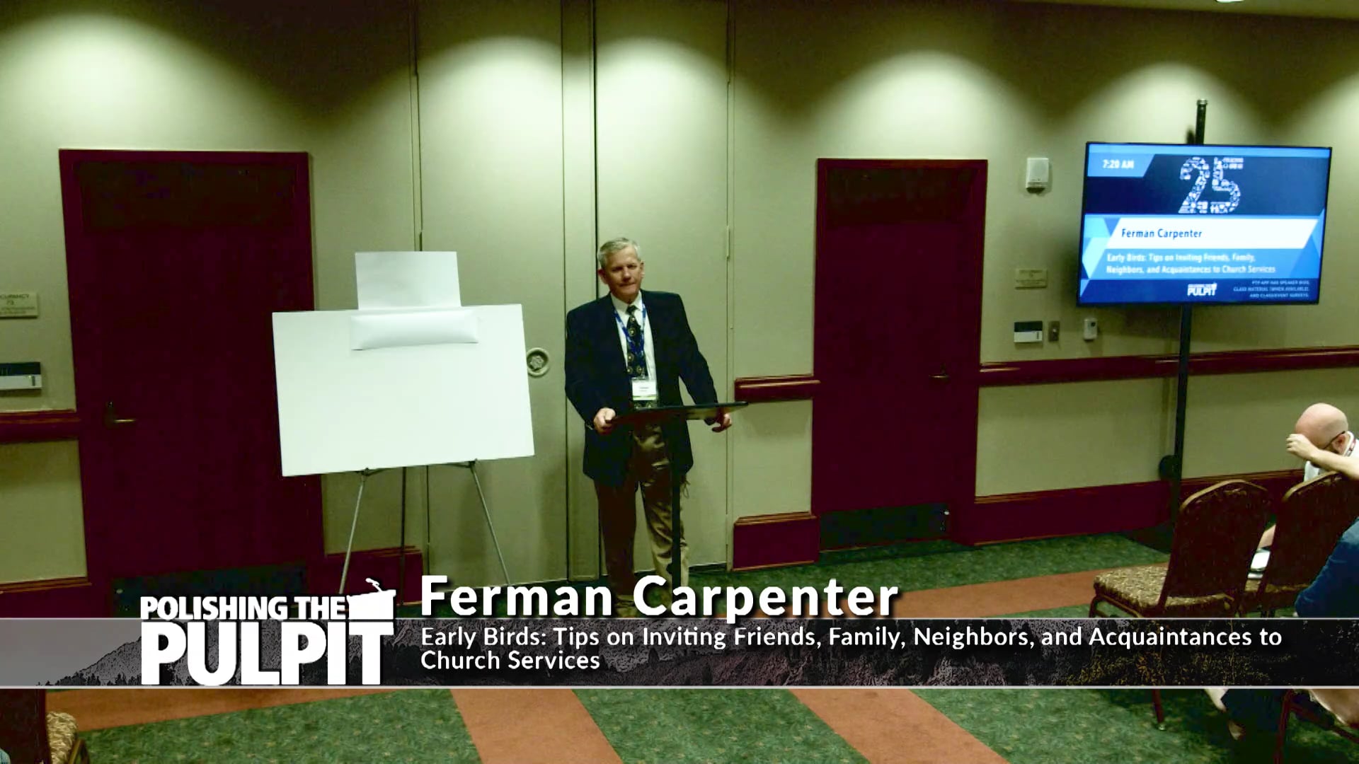 Ferman Carpenter:  Tips on Inviting People to Church Services
