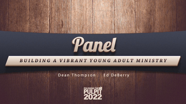 Panel: Building A Vibrant Young Adult...
