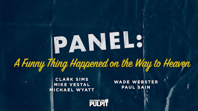 Panel: A Funny Thing Happened on the ...