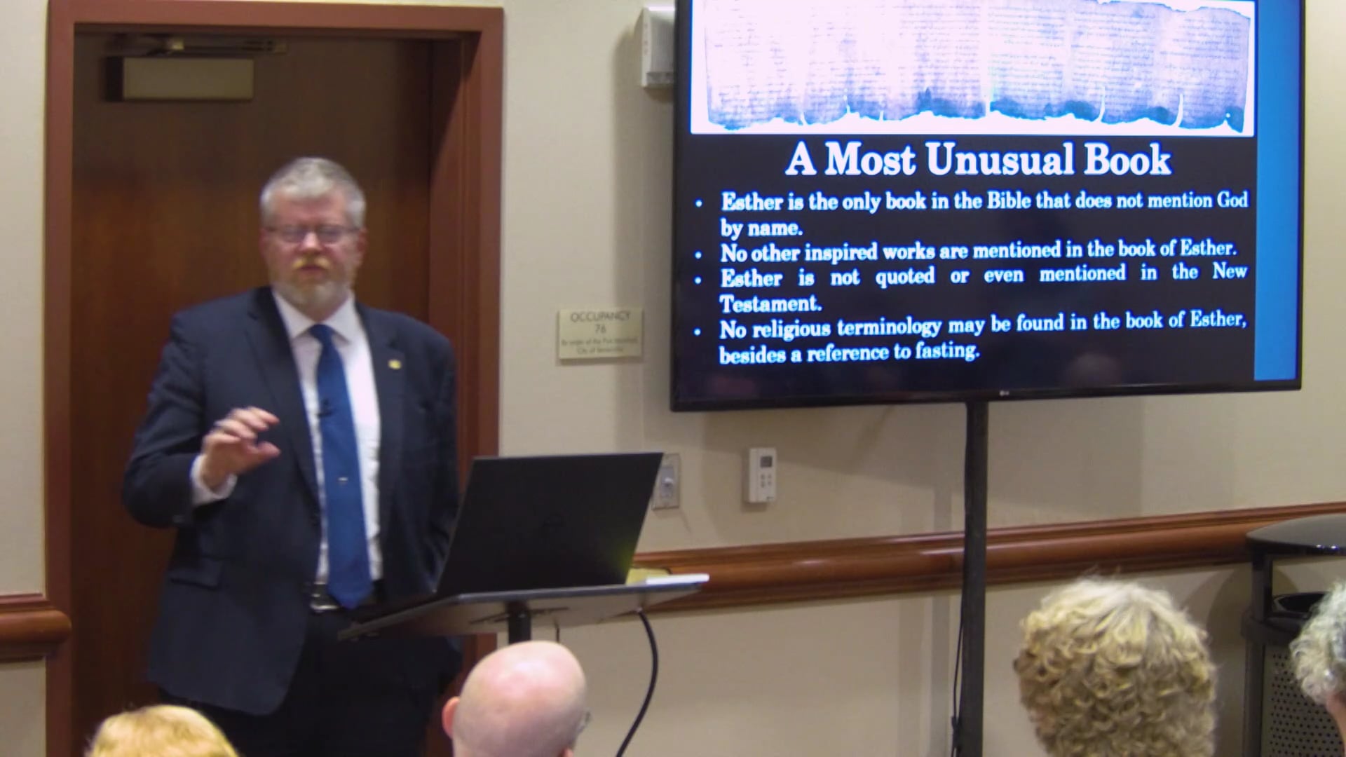 Russell Kline: A Study of God's Providence: A Look at Esther