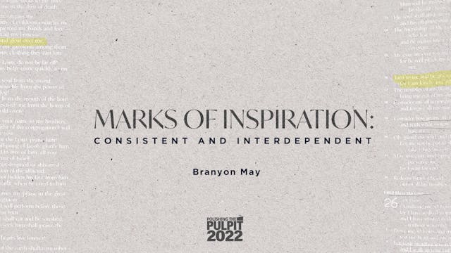 Marks of Inspiration: Consistent and ...