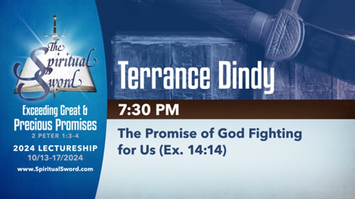 The Promise of God Fighting for Us (Ex. 14:14) | Terrance Dindy