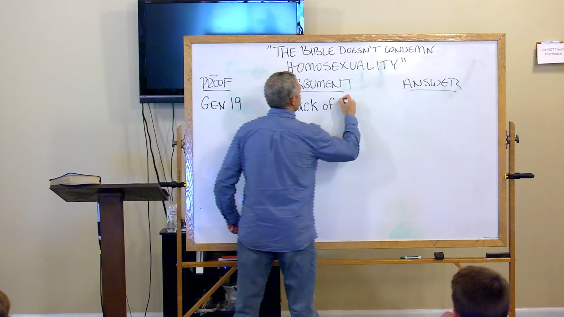 Todd Clippard: Discussion Class: You have heard that it has been said (1)