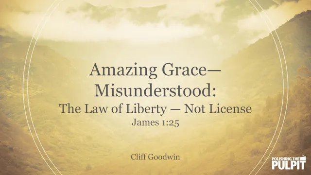 Amazing Grace - Misunderstood | Cliff...