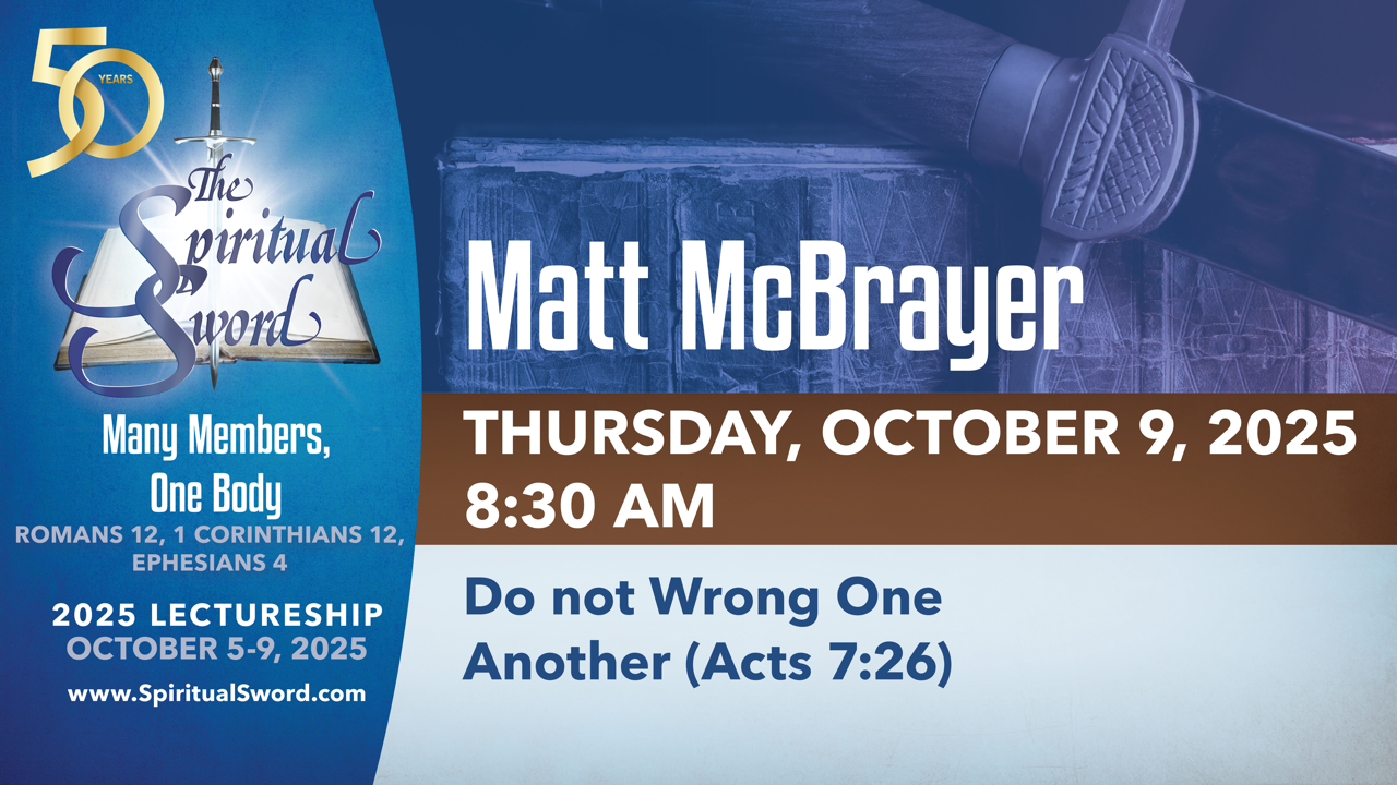 Do not Wrong One Another (Acts 7:26) | Matt McBrayer